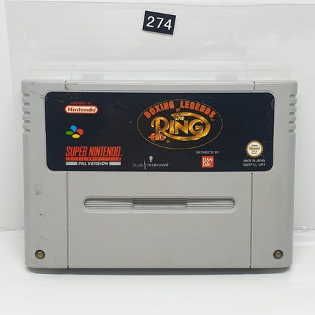 Boxing Legends of the Ring Super Nintendo SNES game Cartridge PAL - Trippy Trades 