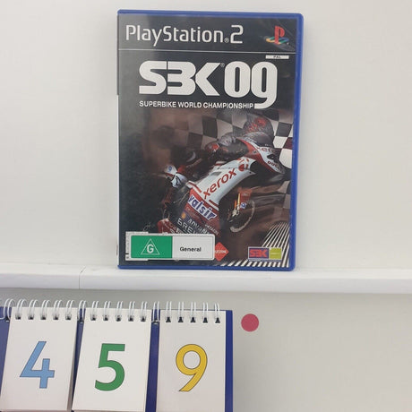 SBK 09 Superbike World Championship PS2 Playstation 2 Game + Manual PAL - Trippy Trades 