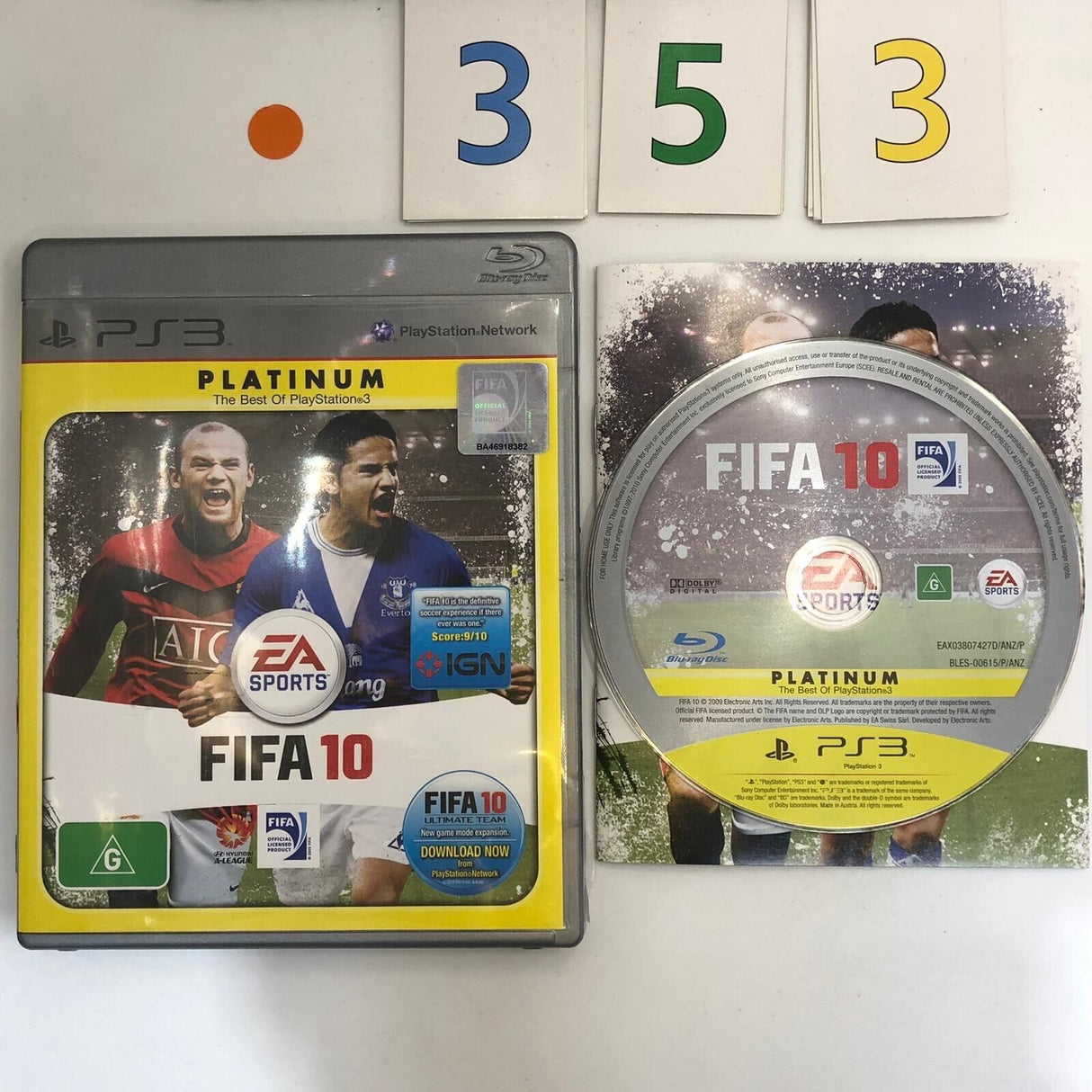 FIFA 10 2010 PS3 Playstation 3 Game + Manual o353 - Trippy Trades 