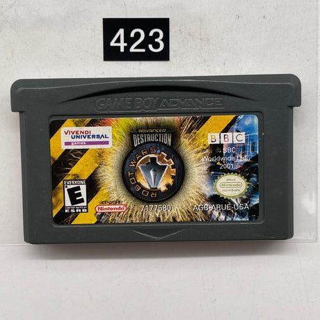 Robot Wars Advanced Destruction Nintendo Gameboy Advance GBA Cartridge - Trippy Trades 