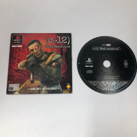 C-12 Final Resistance PS1 Playstation 1 Demo PAL 25F4 - Trippy Trades 