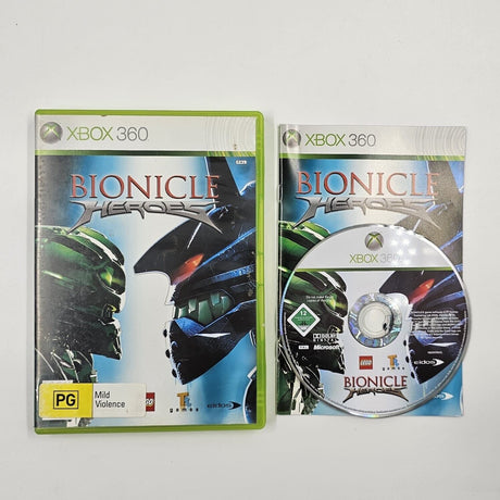 Bionicle Heroes Xbox 360 Game + Manual PAL - Trippy Trades 