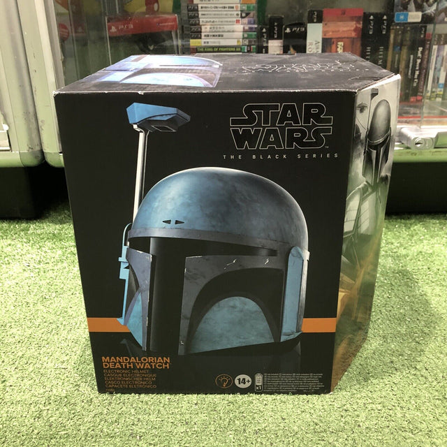 Hasbro Star Wars The Black Series Mandalorian Death Watch Helmet Boxed Brand New - Trippy Trades 