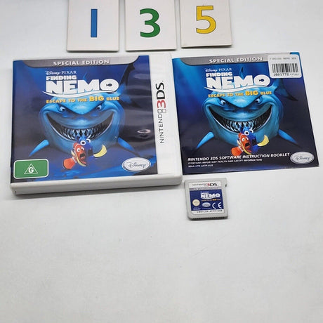 Disney Finding Nemo Escape To The Big Blue Nintendo 3DS Game + Manual PAL oz135 - Trippy Trades 