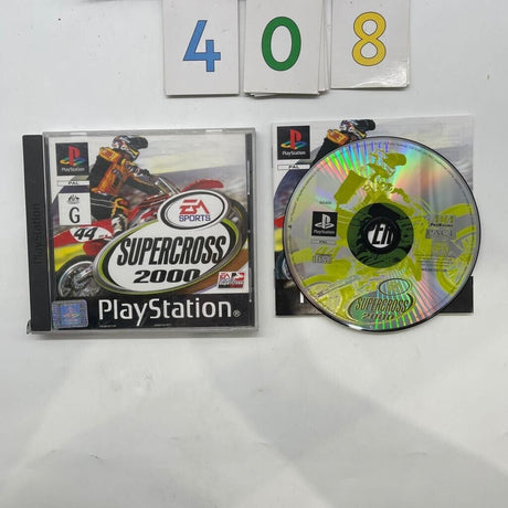 EA Sports Super Cross 2000 PS1 Playstation 1 Game + Manual PAL - Trippy Trades 