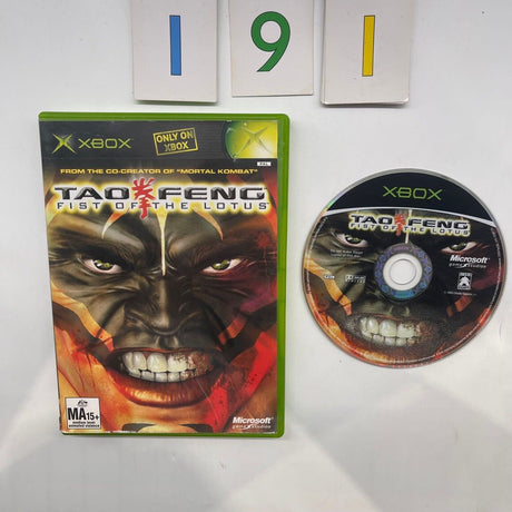 Tao Feng Fist of the Lotus Xbox Original Game PAL - Trippy Trades 