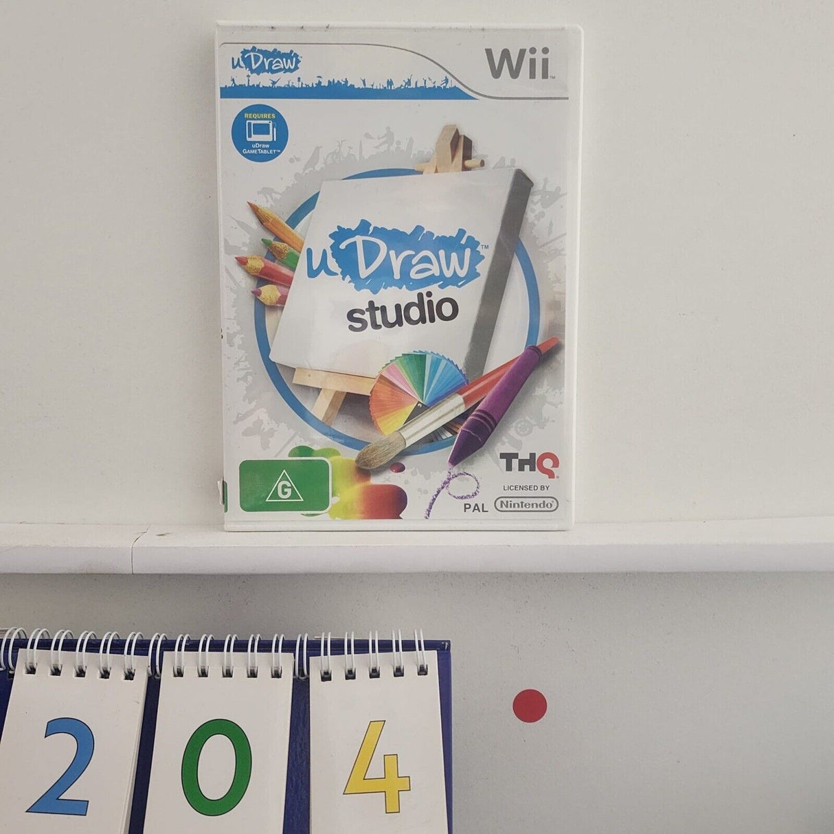 U Draw Studio Nintendo Wii Game + Manual PAL