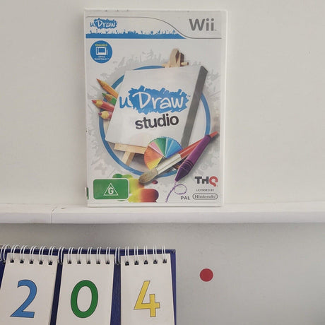 U Draw Studio Nintendo Wii Game + Manual PAL - Trippy Trades 