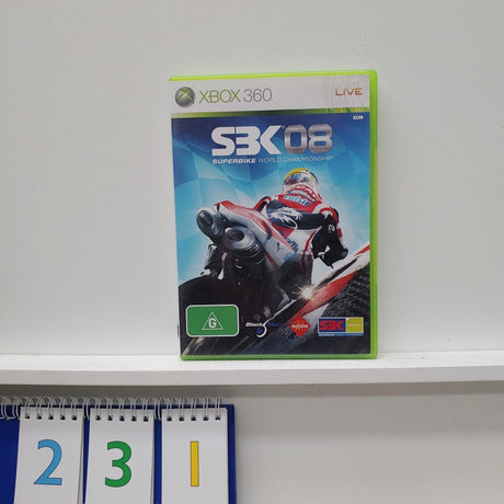 SBK 08 2008 Superbike World Championship Xbox 360 game + manual PAL - Trippy Trades 