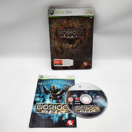 Bioshock SteelBook Case Xbox 360 Game Complete - Trippy Trades 