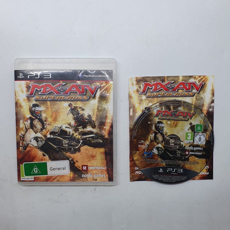 Mx Vs Atv Supercross PS3 Playstation 3 Game + Manual - Trippy Trades 