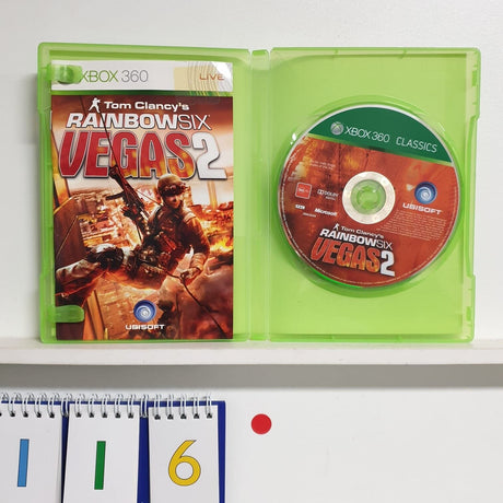 Tom Clancy’s Rainbow Six Vegas 2 II Xbox 360 game + manual pal - Trippy Trades 