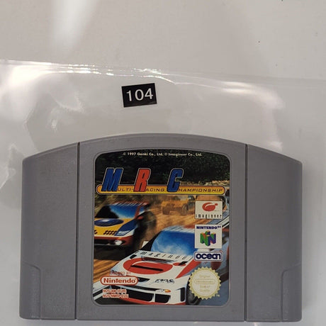 MRC Multi-Racing Championship Nintendo 64 N64 Game Cartridge PAL - Trippy Trades 