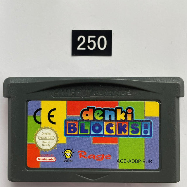 Denki Blocks ! Nintendo Gameboy Advance GBA Game - Trippy Trades 