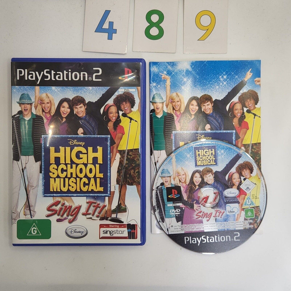 High School Musical Sing It PS2 Playstation 2 Game + Manual PAL