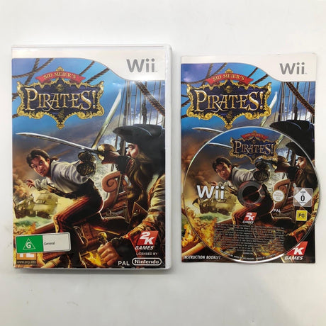 Sid Meier's Pirates Nintendo Wii Game + Manual PAL - Trippy Trades 