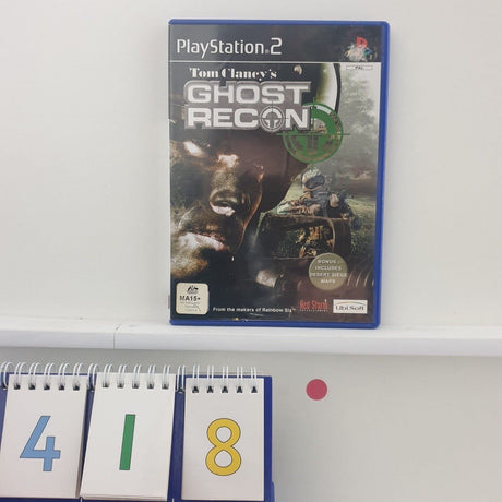 Tom Clancy's Ghost Recon PS2 Playstation 2 Game + Manual PAL - Trippy Trades 