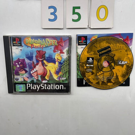 Dinomaster Party PS1 Playstation 1 Game + Manual PAL - Trippy Trades 