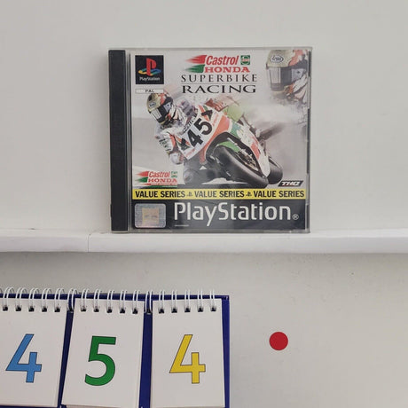 Castrol Honda Super Bike PS1 Playstation 1 Game + Manual PAL r454 - Trippy Trades 