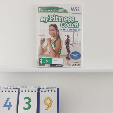 My Fitness Coach Cardio Workout Nintendo Wii Game + Manual PAL oz439 - Trippy Trades 