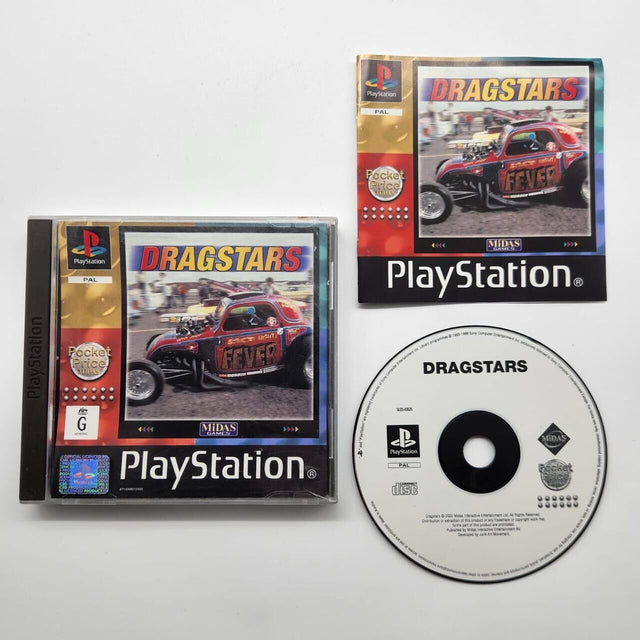 Dragstars PS1 Playstation 1 Game + Manual PAL 25F4 - Trippy Trades 