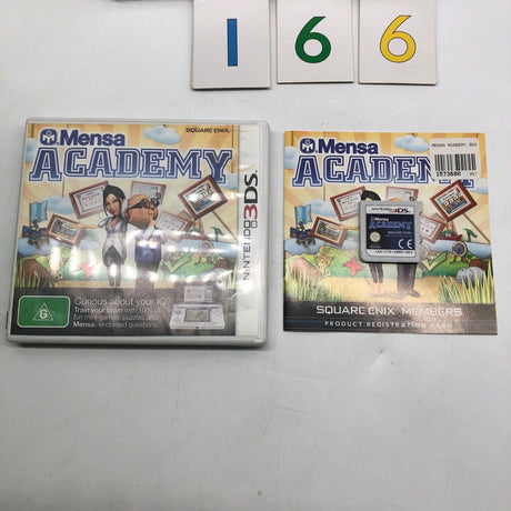 Mensa Academy Nintendo 3DS Game + Manual PAL - Trippy Trades 