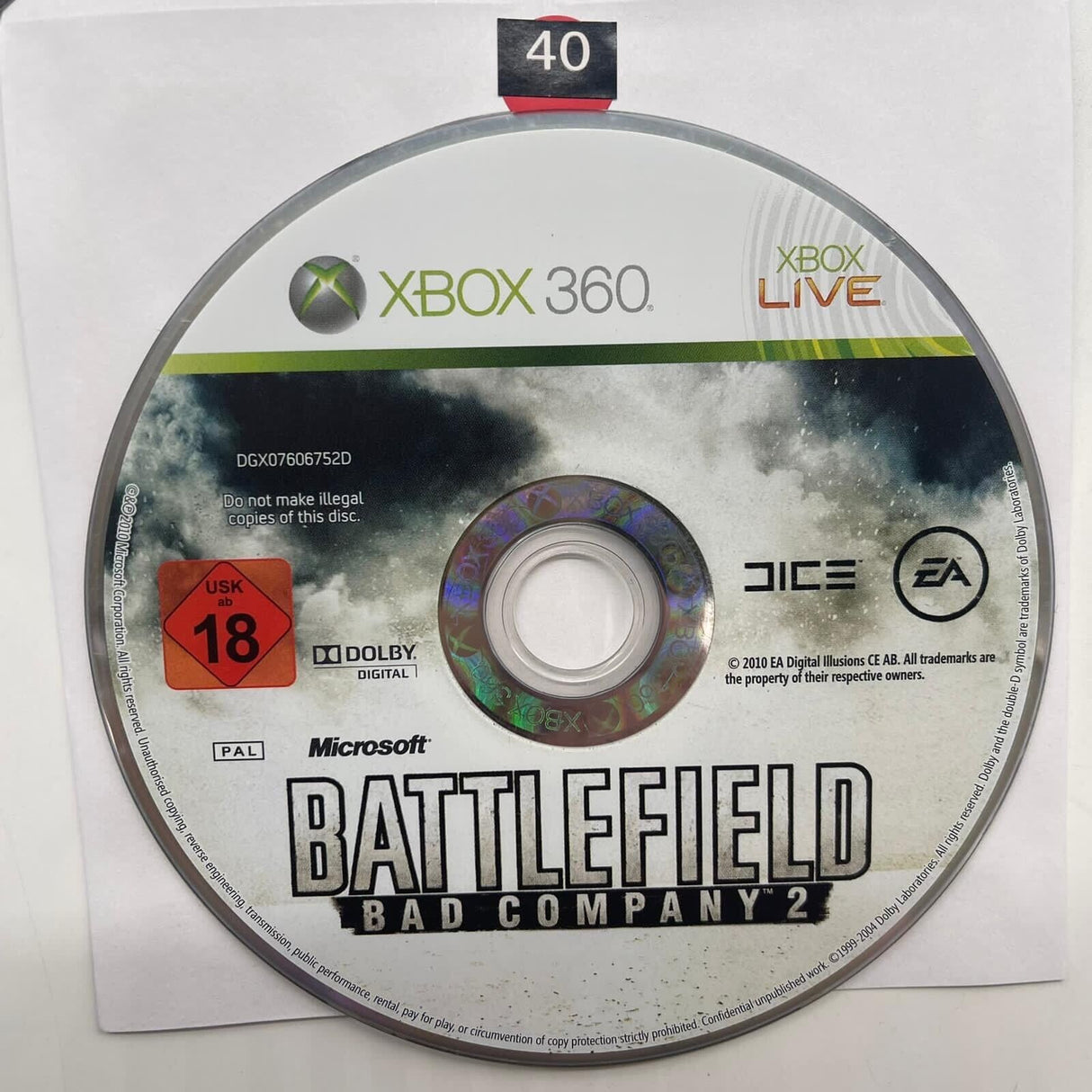 Battlefield Bad Company 2 II Xbox 360 Game Disc Only - Trippy Trades 