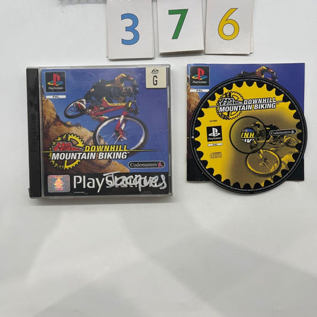 No Fear Downhill Mountain Biking PS1 Playstation 1 Game + Manual PAL - Trippy Trades 