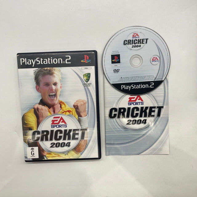 Cricket 2004 PS2 Playstation 2 Game + Manual 23o3 - Trippy Trades 