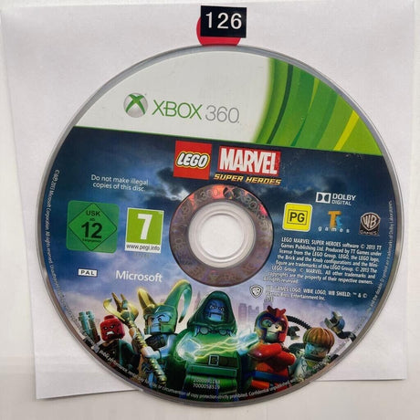 LEGO Marvel Super Heroes Xbox 360 Game Disc Only - Trippy Trades 