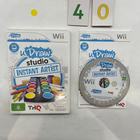 U Draw Studio Instant Artist Nintendo Wii Game + Manual PAL - Trippy Trades 