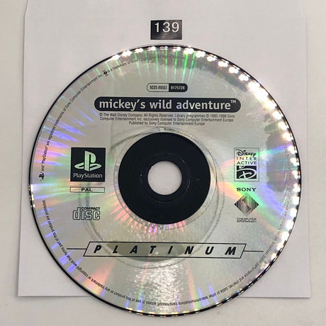 Mickey’s Wild Adventures PS1 Playstation 1 Game Disc Only oz139 - Trippy Trades 