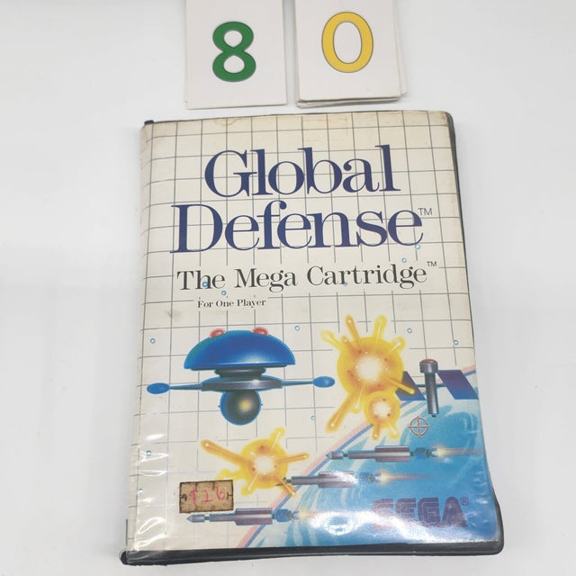 Global Defense Sega Master System Game PAL - Trippy Trades 