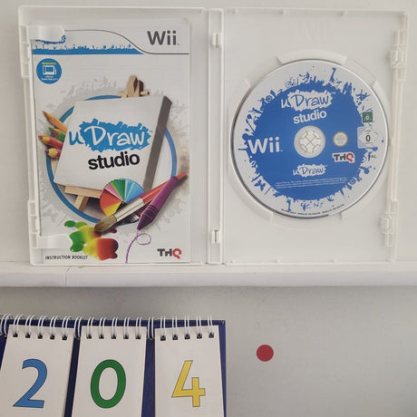 U Draw Studio Nintendo Wii Game + Manual PAL - Trippy Trades 