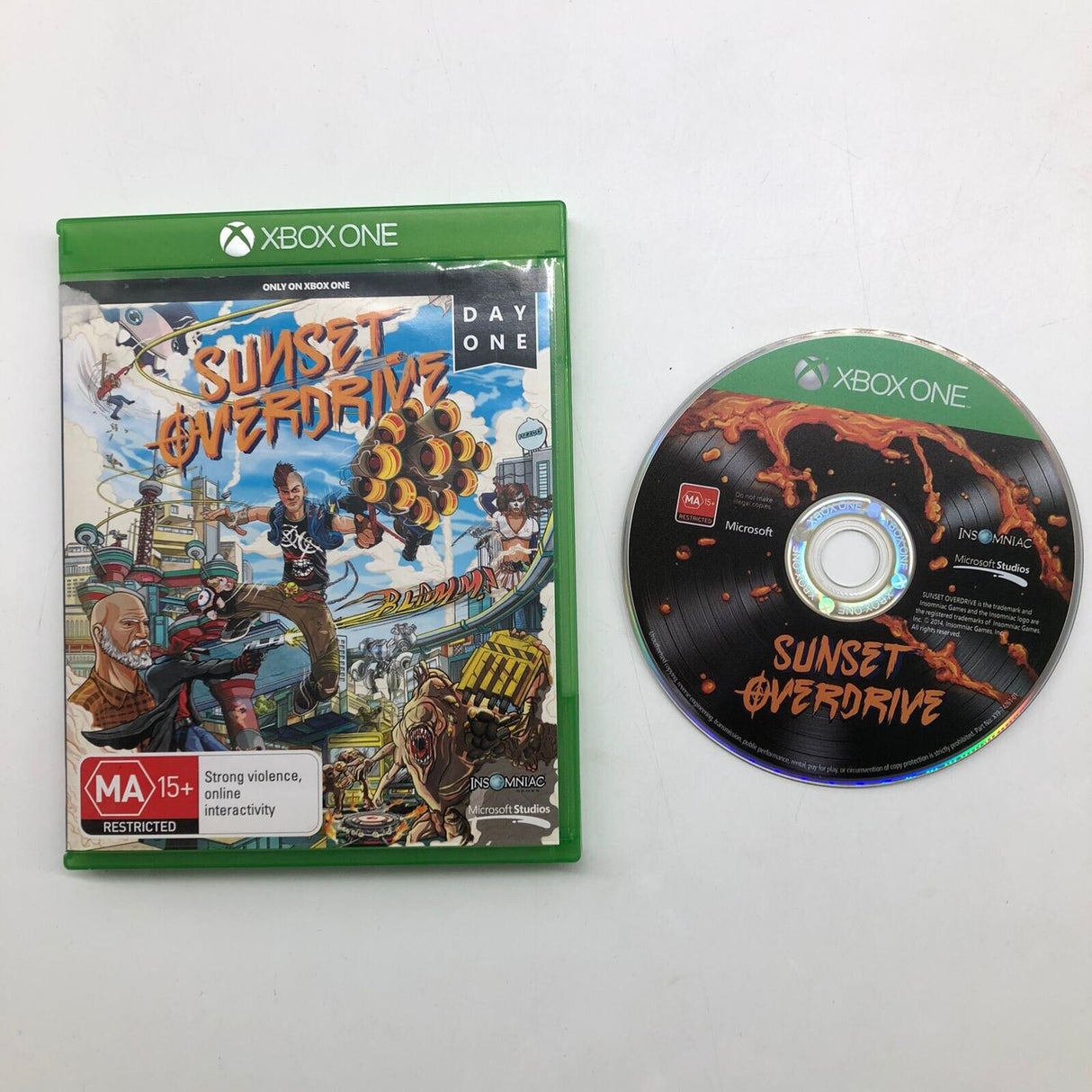 Sunset Overdrive Xbox one Game PAL 24d3 - Trippy Trades 