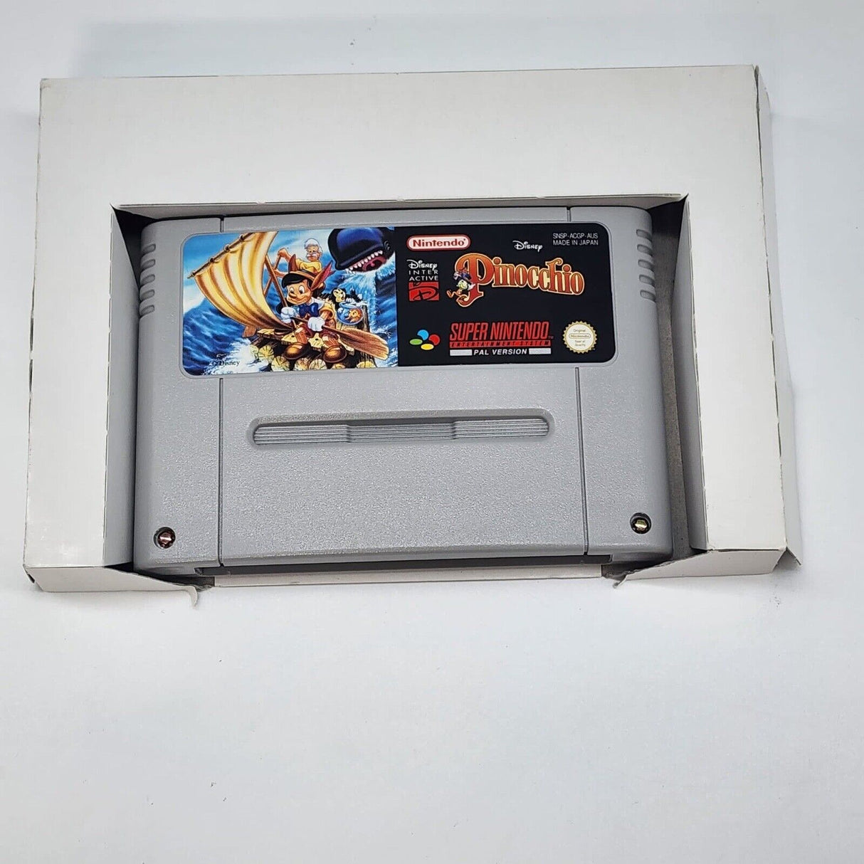 Pinocchio Super Nintendo SNES Game Boxed Complete PAL - Trippy Trades 