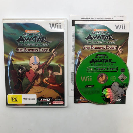 Avatar The Legend Of Aang The Burning Earth Nintendo Wii Game + Manual PAL - Trippy Trades 