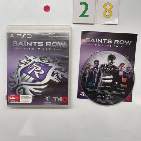 Saints Row The Third PS3 Playstation 3 Game + Manual - Trippy Trades 