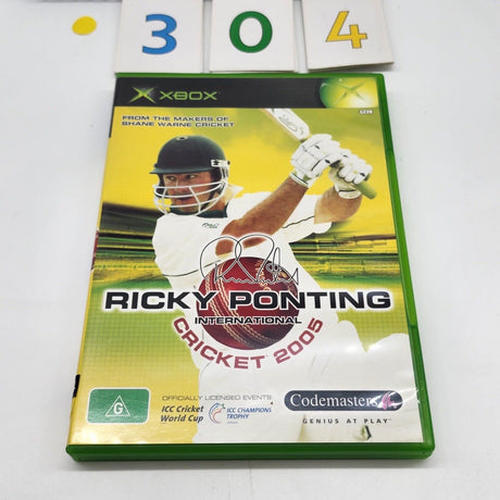 Ricky Ponting International Cricket Xbox Original Game + Manual PAL - Trippy Trades 