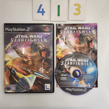 Star Wars Starfighter PS2 Playstation 2 Game + Manual PAL - Trippy Trades 