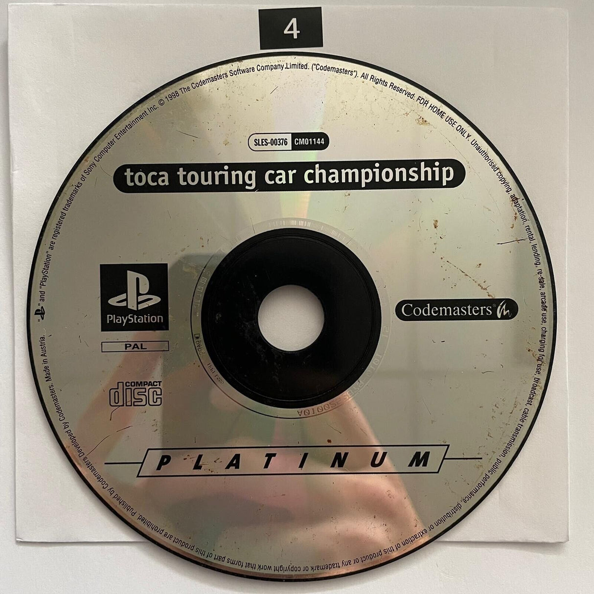 Toca Touring Car Championship PS1 Playstation 1 Game Disc Only