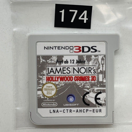 James Noir’s Hollywood Crimes Nintendo 3DS Game Cartridge PAL - Trippy Trades 