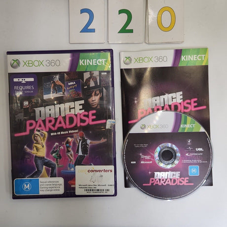 Dance Paradise Xbox 360 Game + Manual PAL - Trippy Trades 