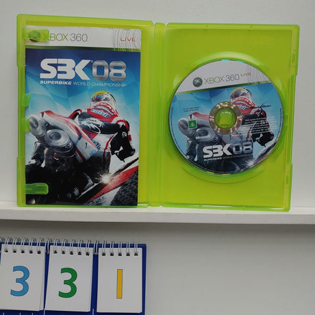 SBK 08 2008 Xbox 360 game + manual PAL - Trippy Trades 