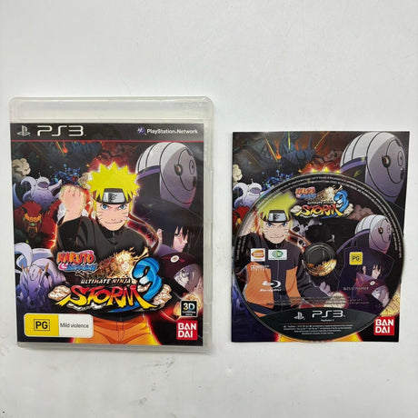 Naruto Shippuden Ultimate Ninja Storm 3 III PS3 Playstation 3 Game + Manual - Trippy Trades 