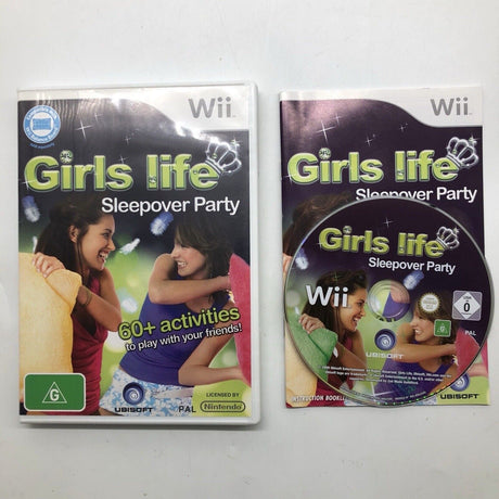 Girls Life Sleepover Party Nintendo Wii Game + Manual PAL - Trippy Trades 