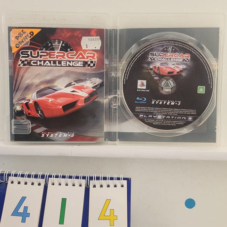 Supercar Challenge PS3 Playstation 3 Game + Manual b414 - Trippy Trades 