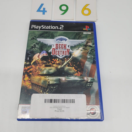 Seek and Destroy PS2 Playstation 2 Game PAL - Trippy Trades 