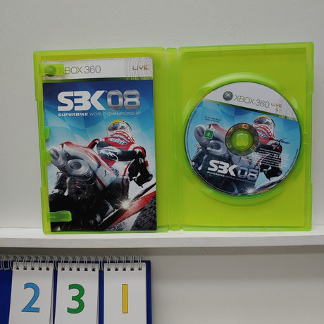 SBK 08 2008 Superbike World Championship Xbox 360 game + manual PAL - Trippy Trades 