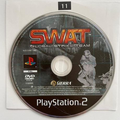 Swat Global Strike Team PS2 Playstation 2 Game Disc Only - Trippy Trades 